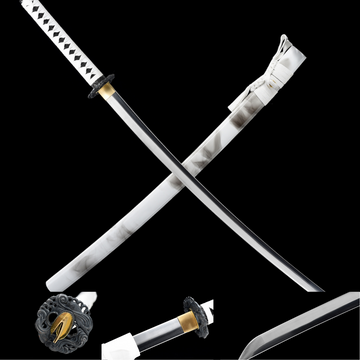 The Shiroi Handmade Katana 1060 Carbon Steel-Romance of Men