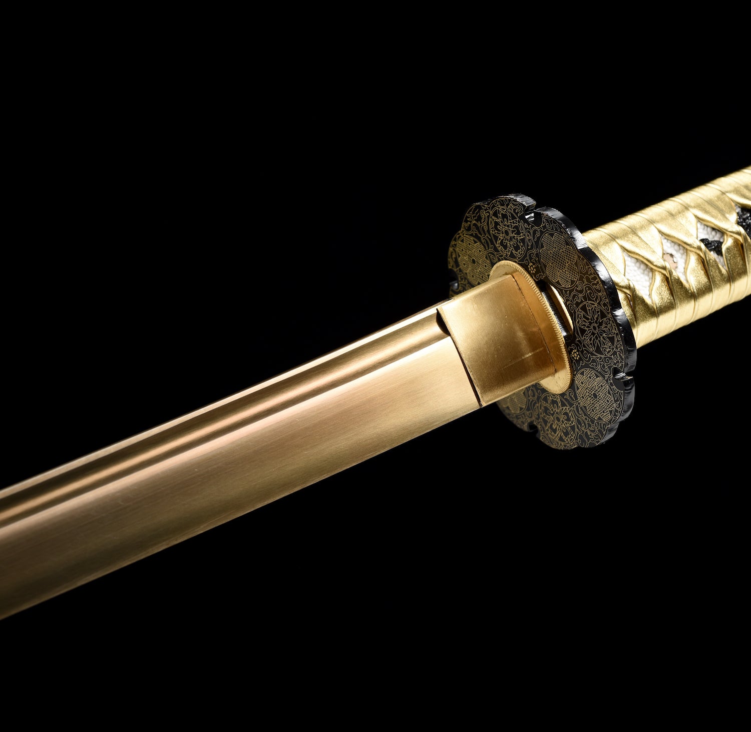 The Golden Sakura Handmade Katana Manganese Steel-Romance of Men