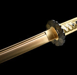 The Golden Sakura Handmade Katana Manganese Steel-Romance of Men