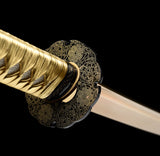 The Golden Sakura Handmade Katana Manganese Steel-Romance of Men