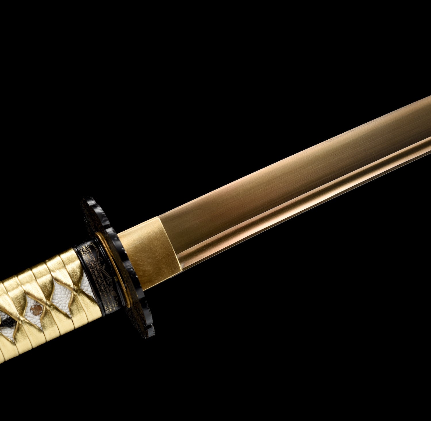 The Golden Sakura Handmade Katana Manganese Steel-Romance of Men