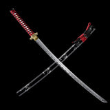 The Kuroi Hanabi Handmade Katana 1060 Carbon Steel-Romance of Men