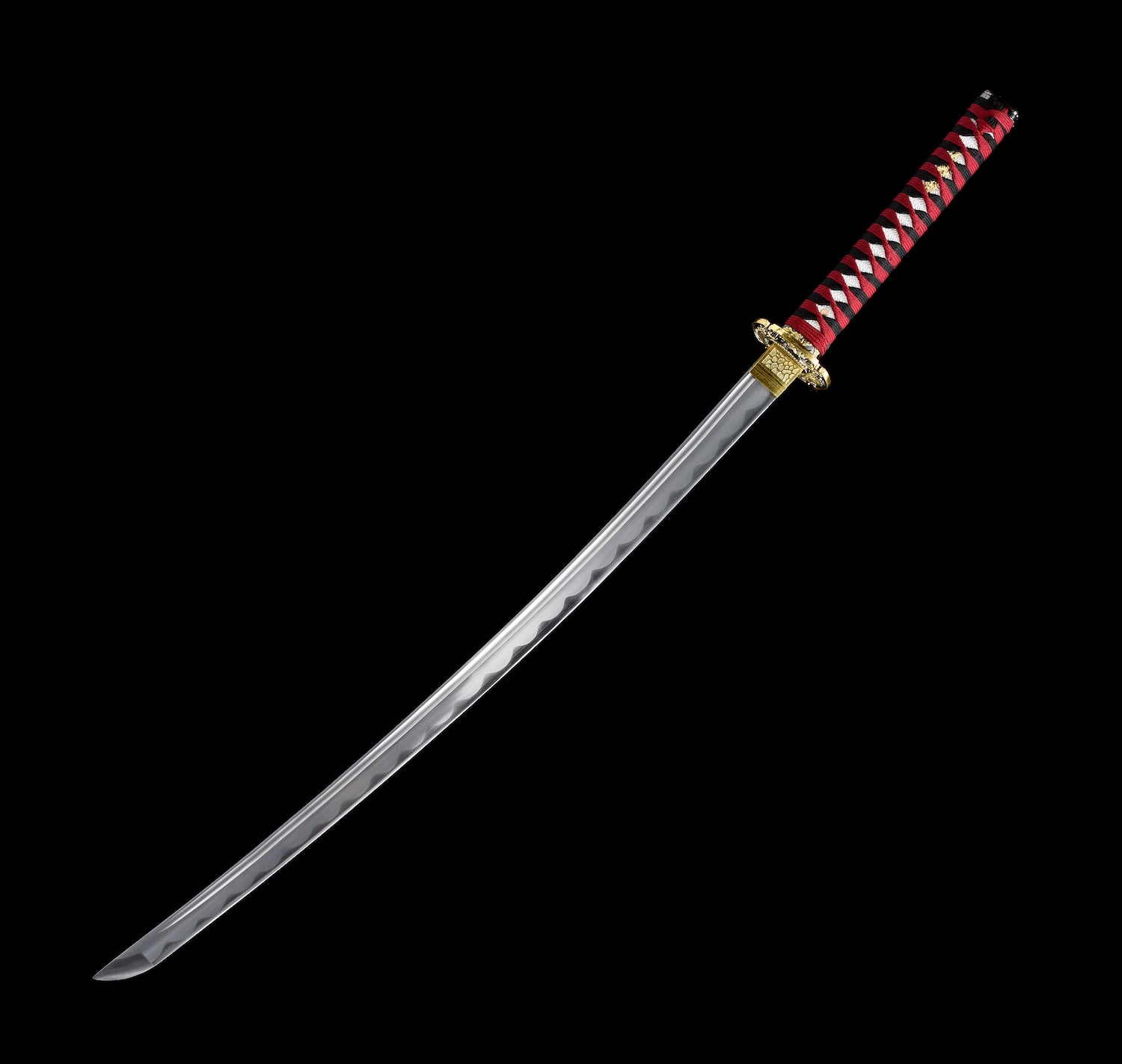 The Kuroi Hanabi Handmade Katana 1060 Carbon Steel-Romance of Men
