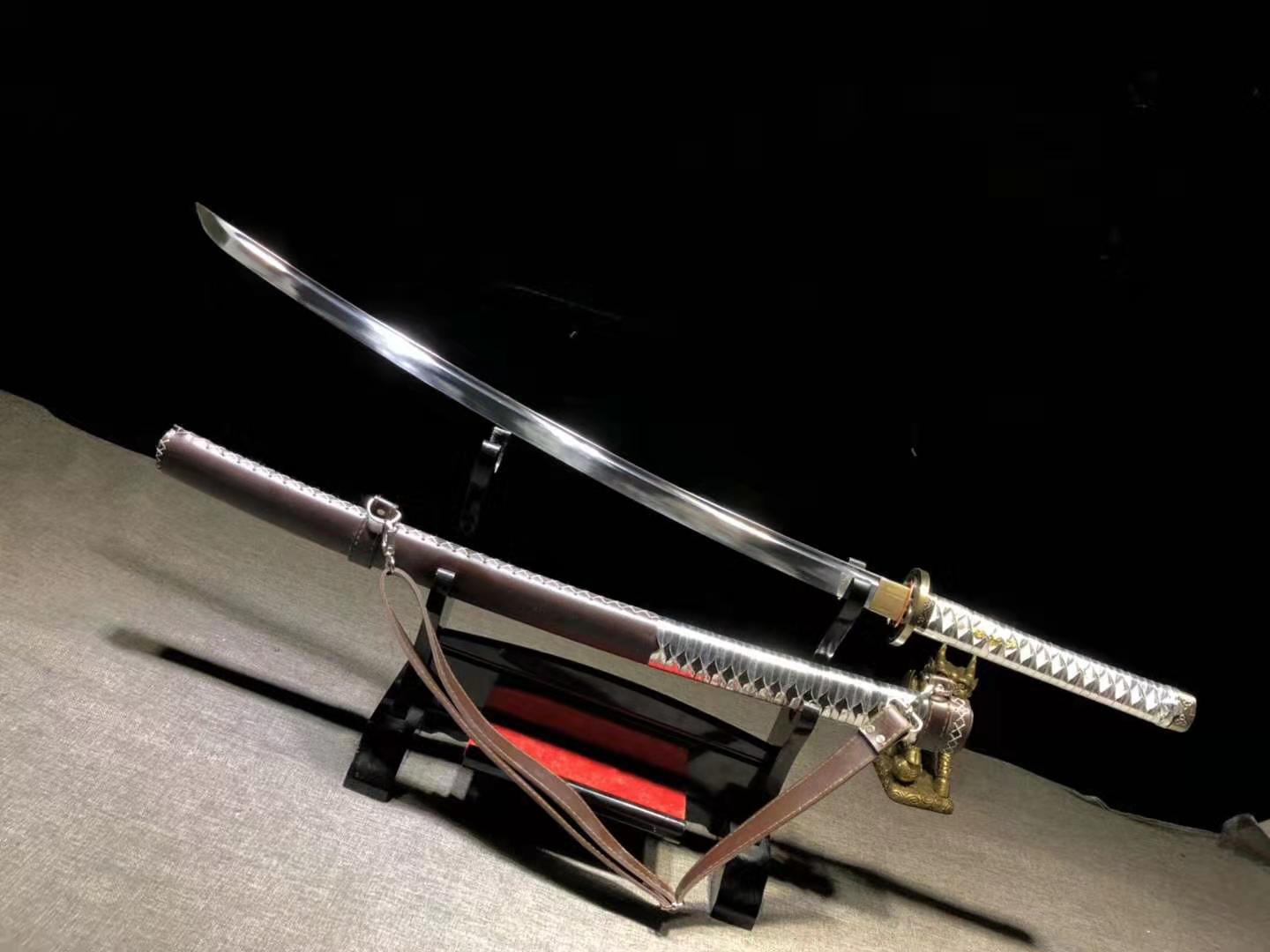 The Zonbi Handmade Katana Manganese Steel-Romance of Men