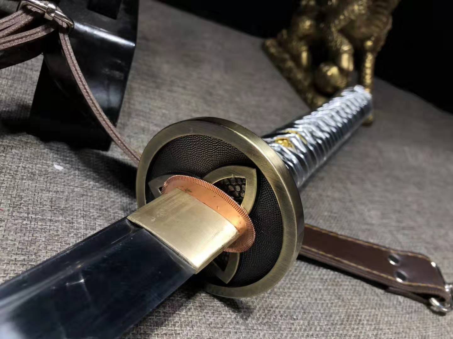 The Zonbi Handmade Katana Manganese Steel-Romance of Men
