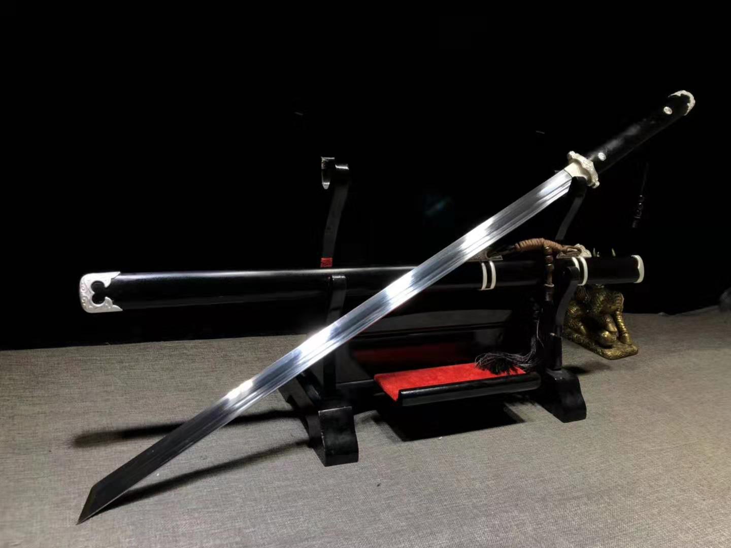 The Kuroi ki Handmade Ninjato Manganese Steel-Romance of Men