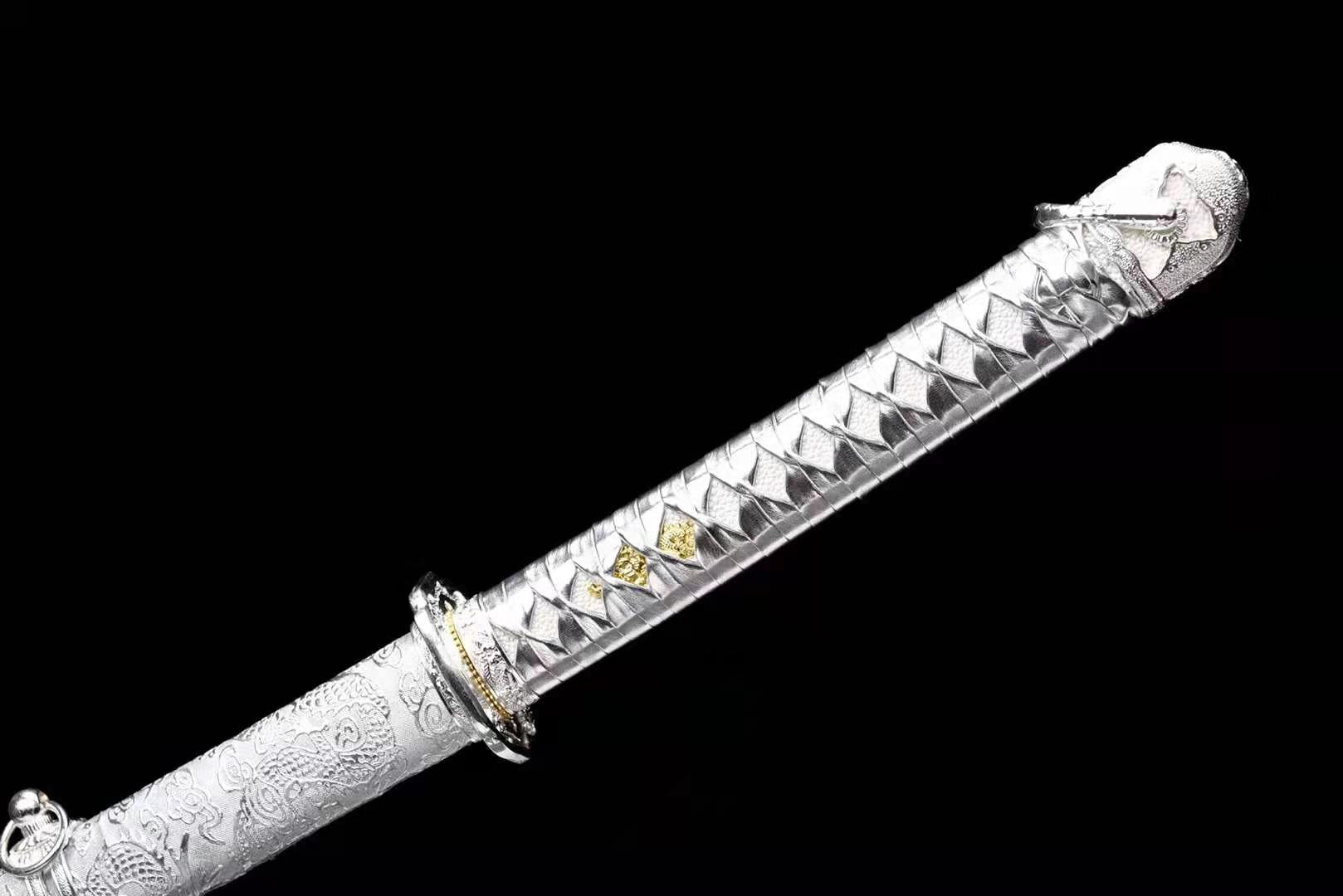 The komandona Handmade Katana Spring Steel-Romance of Men