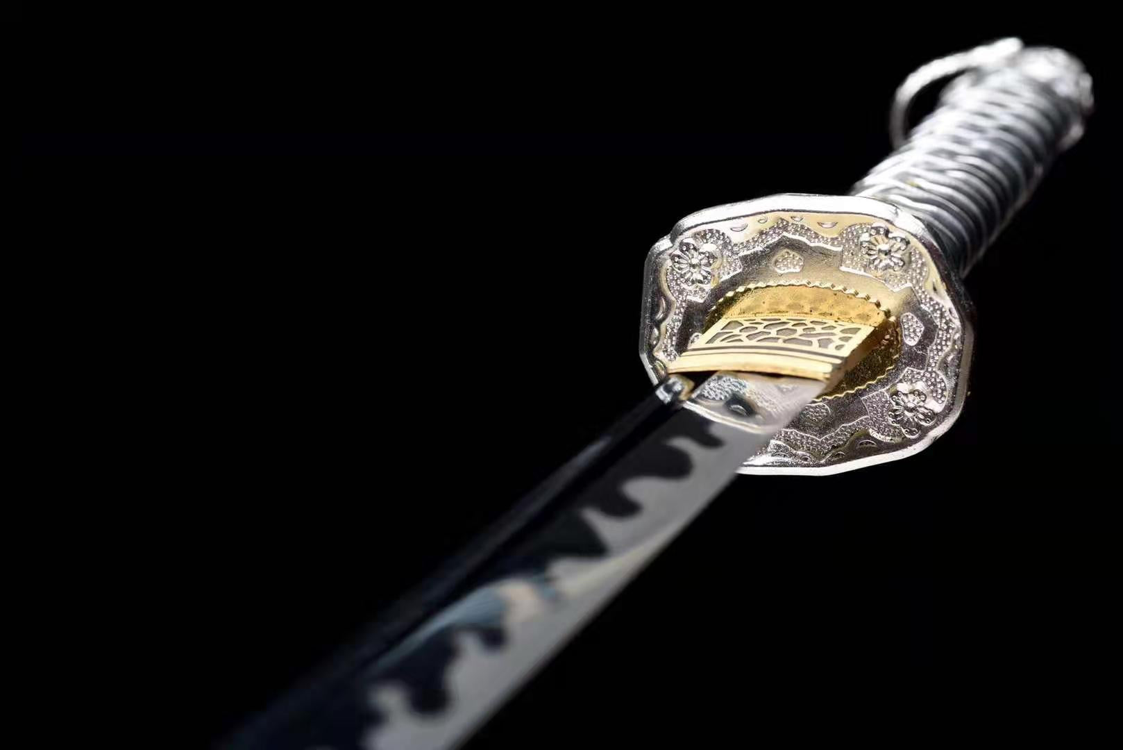 The komandona Handmade Katana Spring Steel-Romance of Men