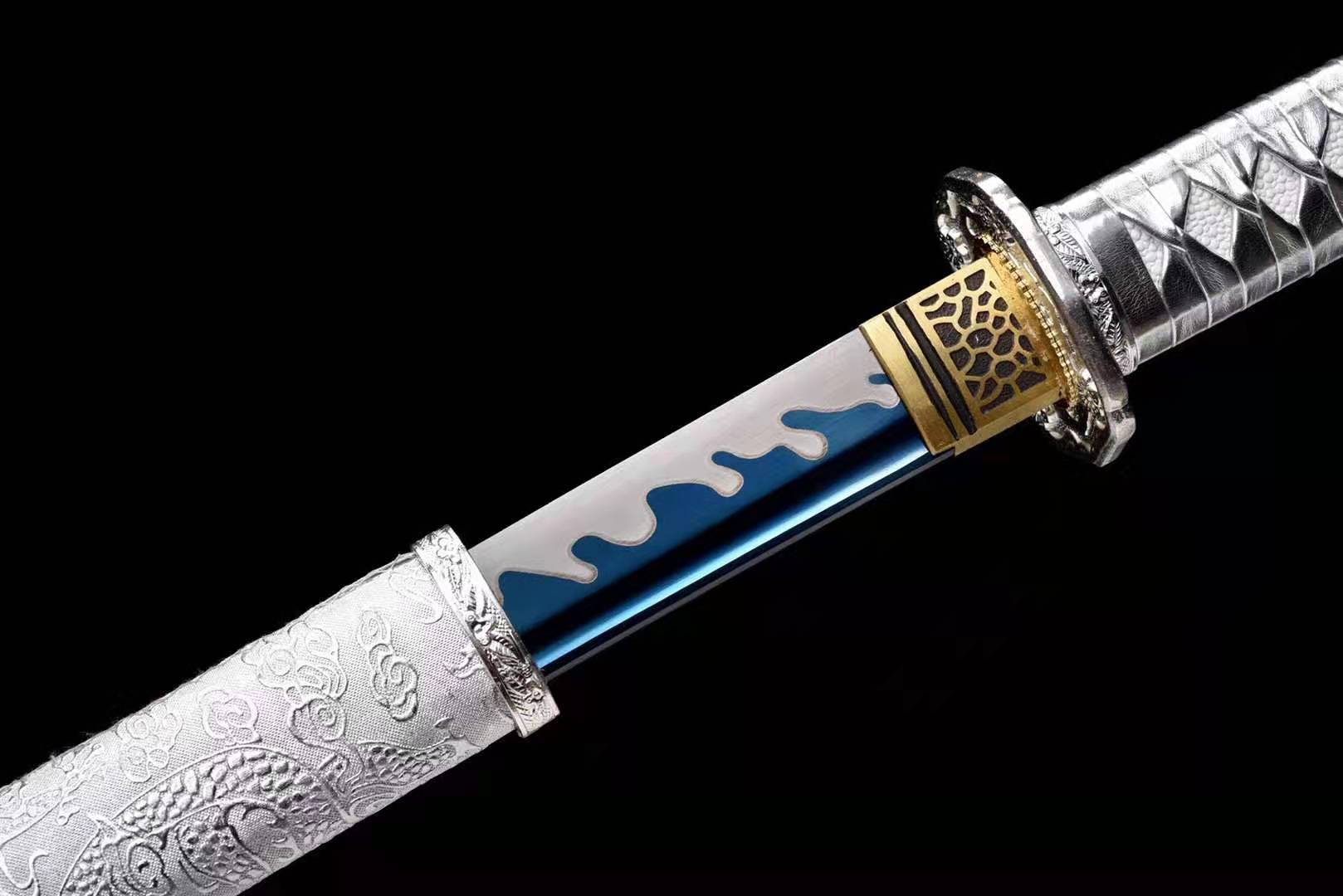 The komandona Handmade Katana Spring Steel-Romance of Men