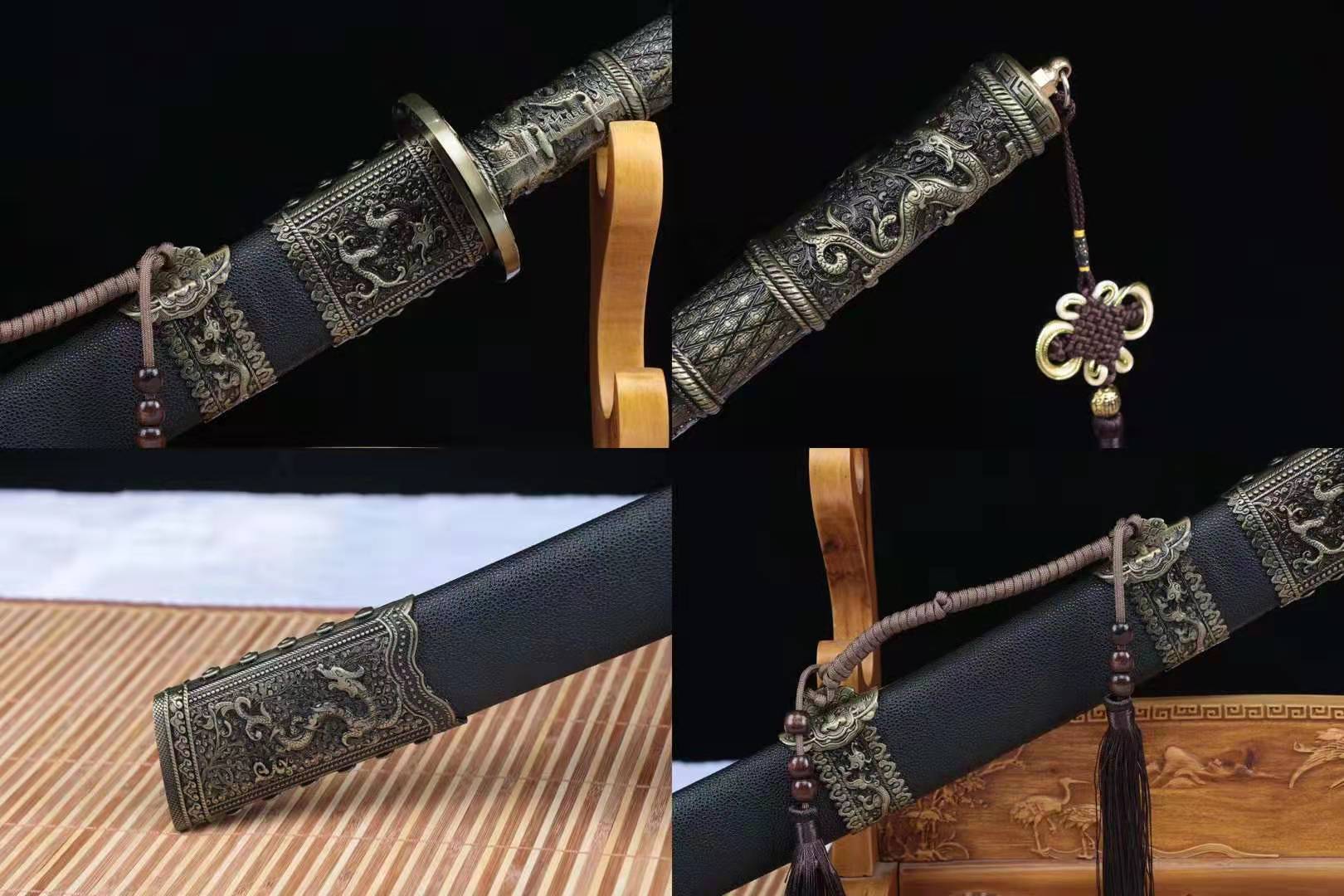 The Kokitei Handmade Chinese Dao Pattern Steel-Romance of Men