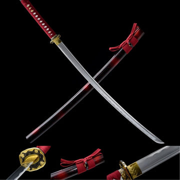 The Akai hanabi Handmade Katana Carbon Steel-Romance of Men