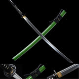 The Hisui Handmade Katana Clay Tempered T10 Steel