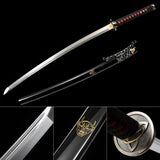 The Pikuburedo Handmade Katana Extra Sharp Double Bo-Hi Spring Steel