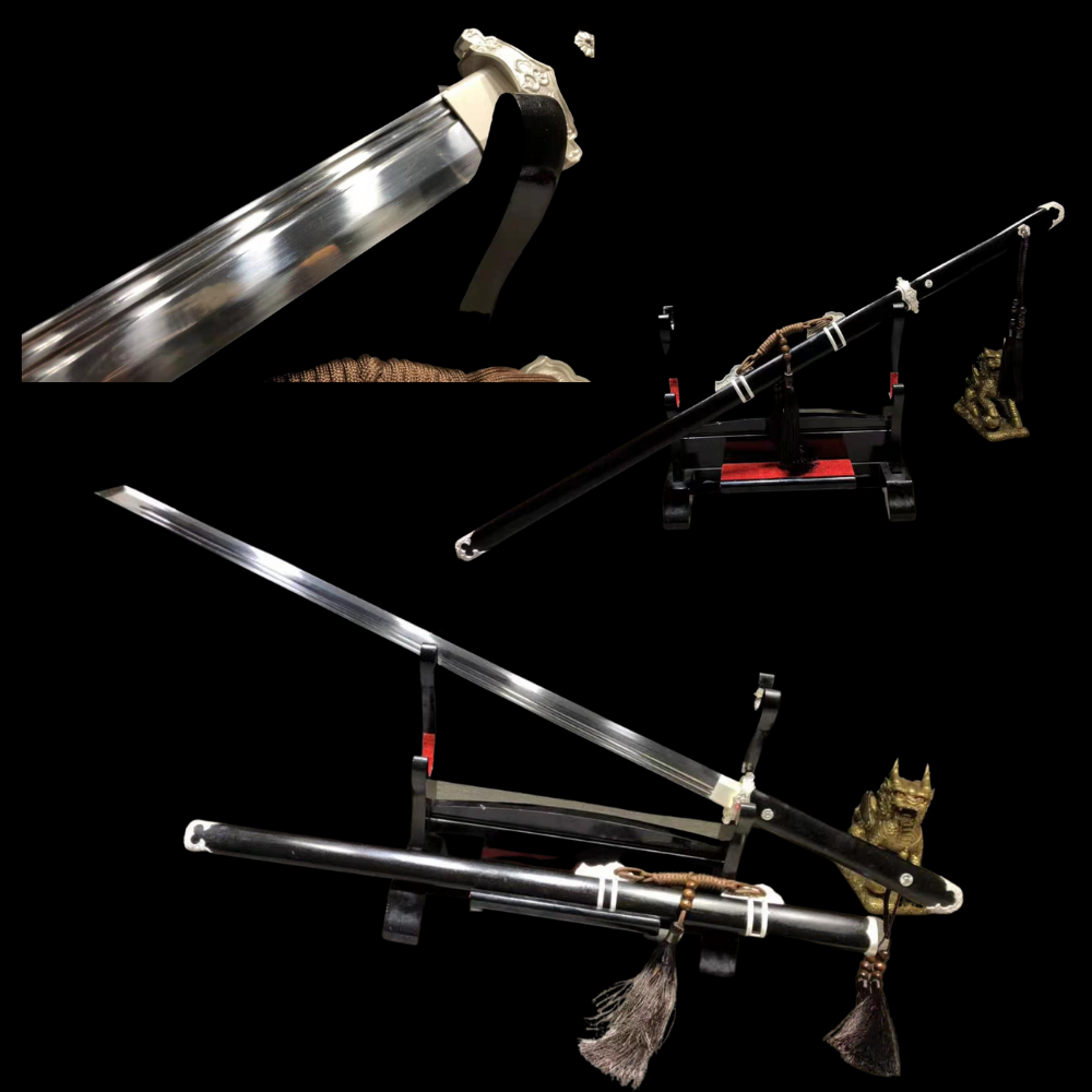 The Kuroi ki Handmade Ninjato Manganese Steel-Romance of Men