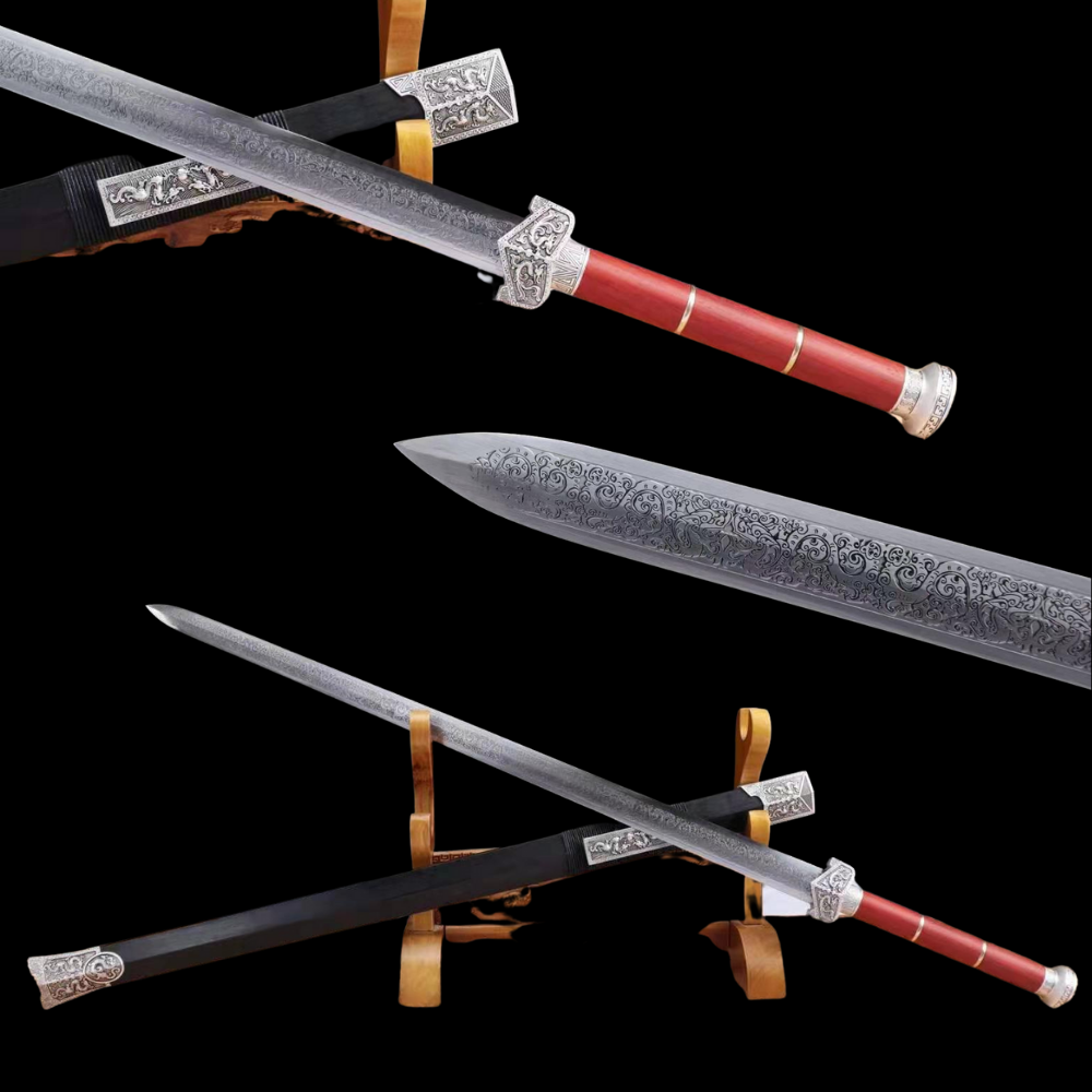Ryu unkan Handmade Chinese Sword Spring Steel-Romance of Men