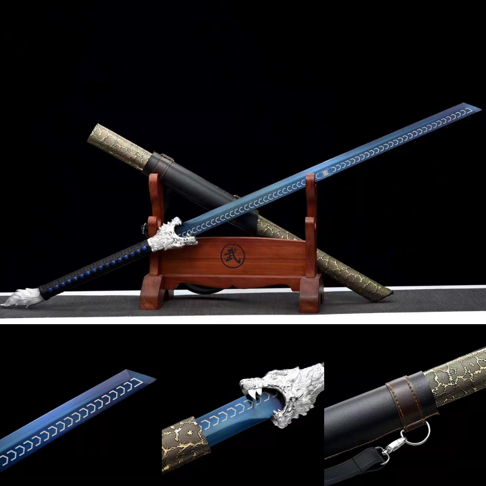 The Akuma Yunei Handmade Chinese Dao Manganese Steel-Romance of Men