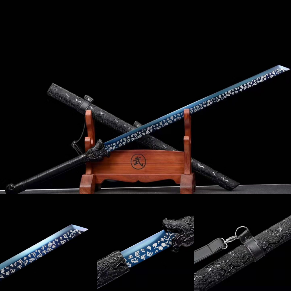 The Morongusurasshu Handmade Ninjato Manganese Steel-Romance of Men
