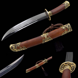 The Soryu Handmade Small Chinese Dao Clay Tempered T10 Steel