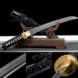 The Mizu Tsuki Handmade Tanto Katana Clay Tempered T10 Steel