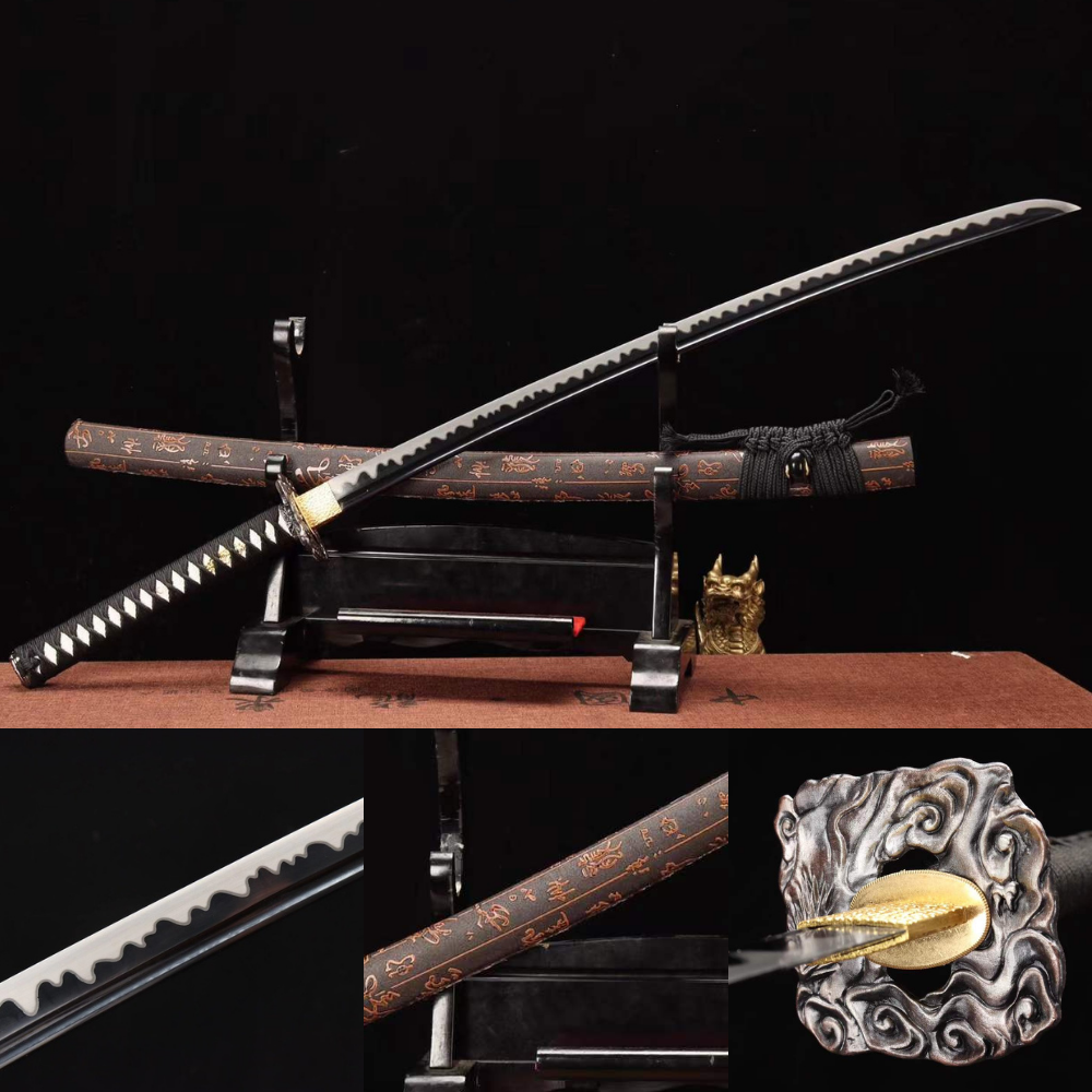 The Tsuki Oikakeru Handmade Katana Carbon Steel