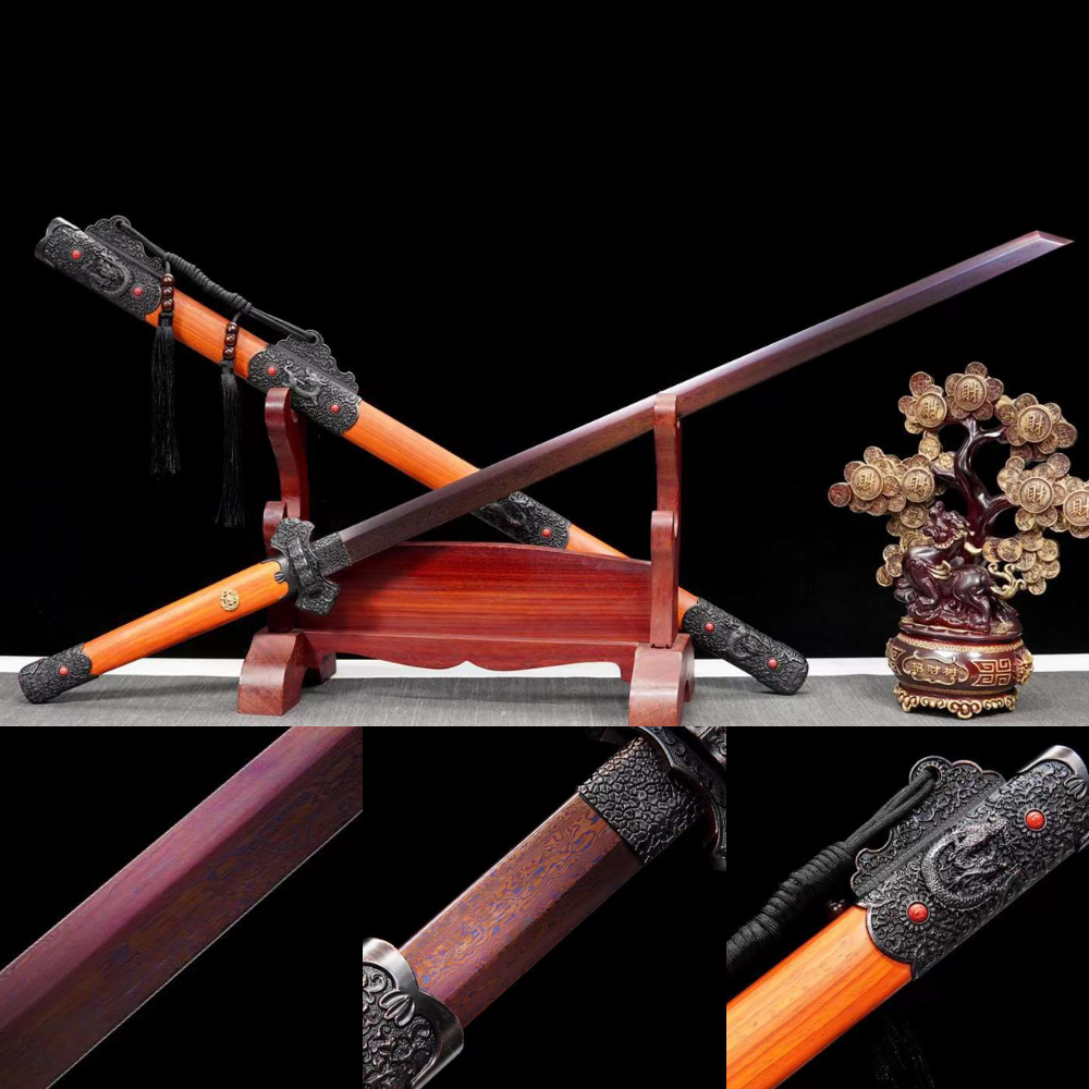 The Mahogani Zeitaku Handmade Chinese Dao Pattern Steel