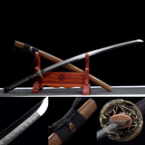 The Kiiroiharuka Handmade Katana Clay Tempered T10 Steel