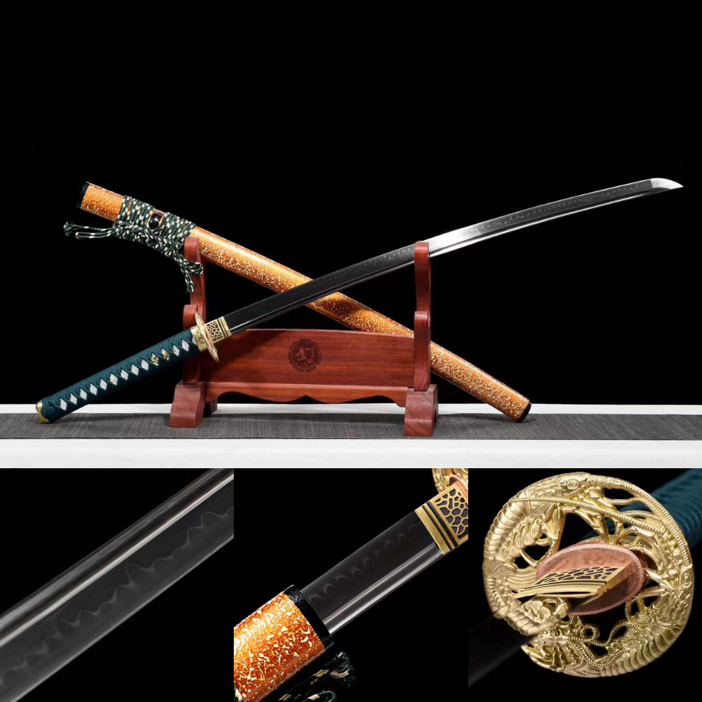 The Tenmeighi Handmade Katana Clay Tempered T10 Steel
