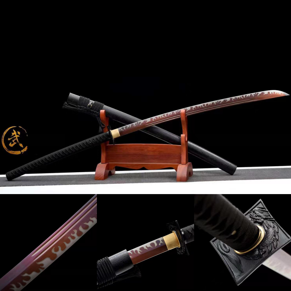 Hono Senshi Handmade Katana Spring Steel-Romance of Men