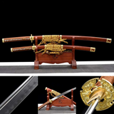 The Gorudendoga Handmade Katana Set Clay Tempered T10 Steel