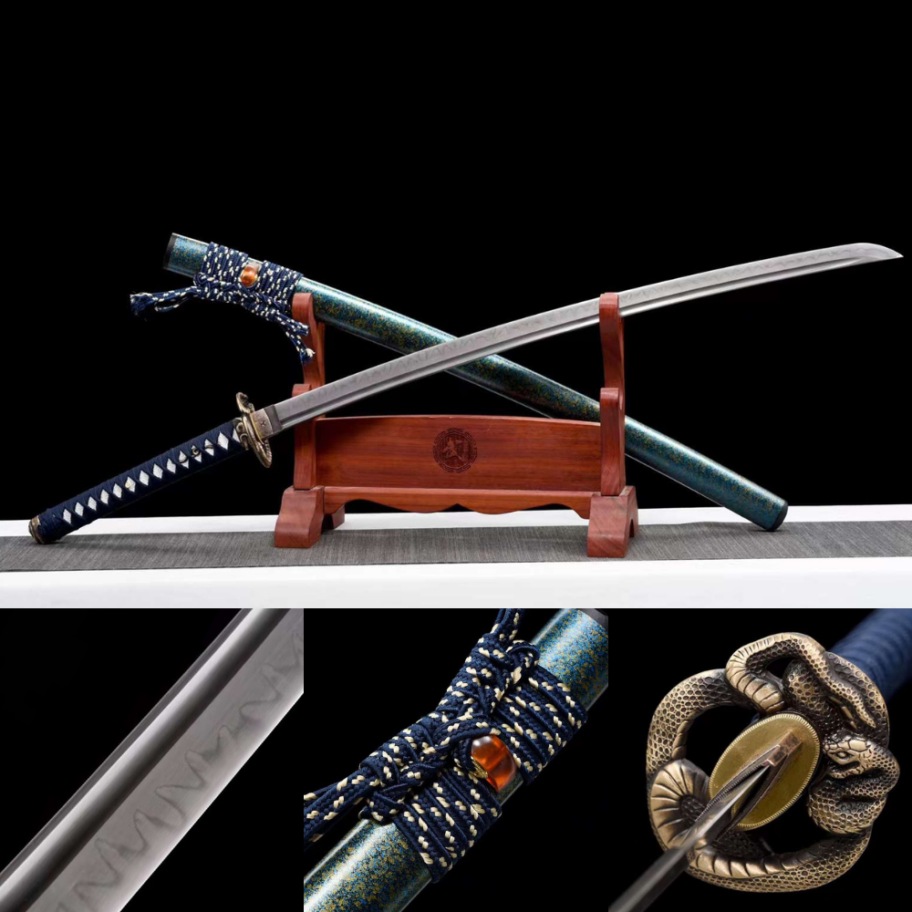 The Fushiginah Handmade Katana Clay Tempered T10 Steel
