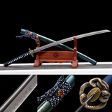 The Fushiginah Handmade Katana Clay Tempered T10 Steel