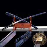 The Gegen Notsuki Handmade Katana Pattern Steel