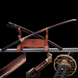 The Yuerumasuta Handmade Katana Manganese Steel