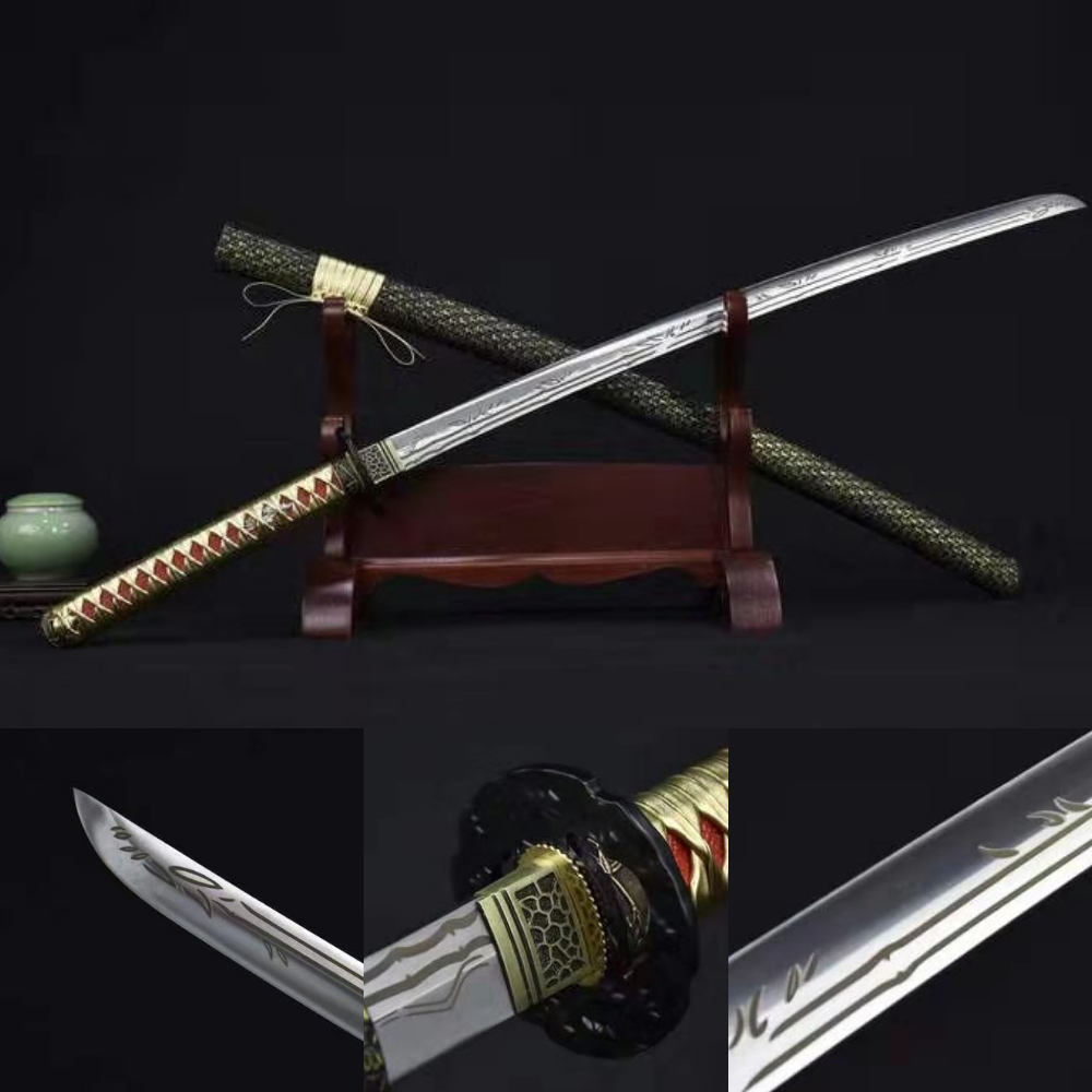 Goruden banbu Handmade Katana 7Cr17MOV Stainless Steel-Romance of Men