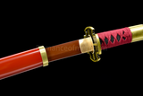 Sandai Kitetsui Zoro Katana One Piece Red Manganese Steel