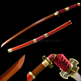 Sandai Kitetsui Zoro Katana One Piece Red Manganese Steel