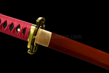 Sandai Kitetsui Zoro Katana One Piece Red Manganese Steel