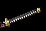 Shusui Zoro Katana One Piece T10 Steel Black blade