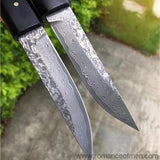 The okamoto warrior damascus pocket samurai knife 20 CM-Romance of Men