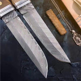 The yoshioka warrior damacus fixed blade knife-Romance of Men