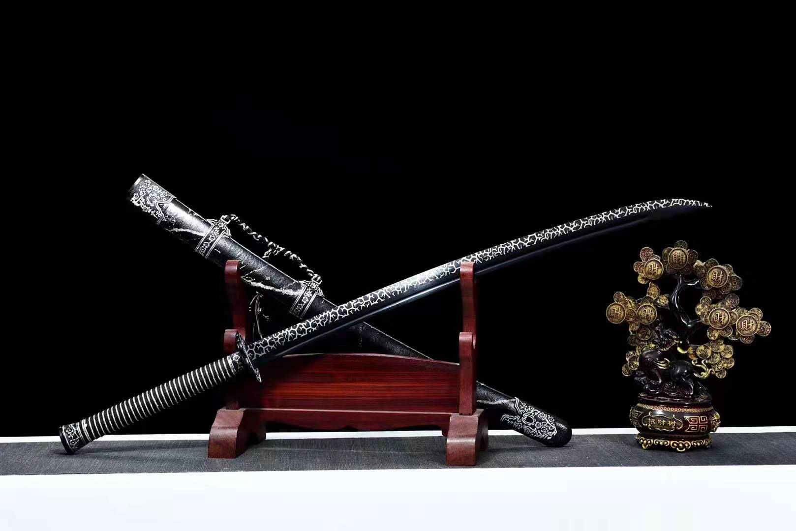 The Tsumetai Tsuki Handmade Chinese Dao Manganese Steel-Romance of Men