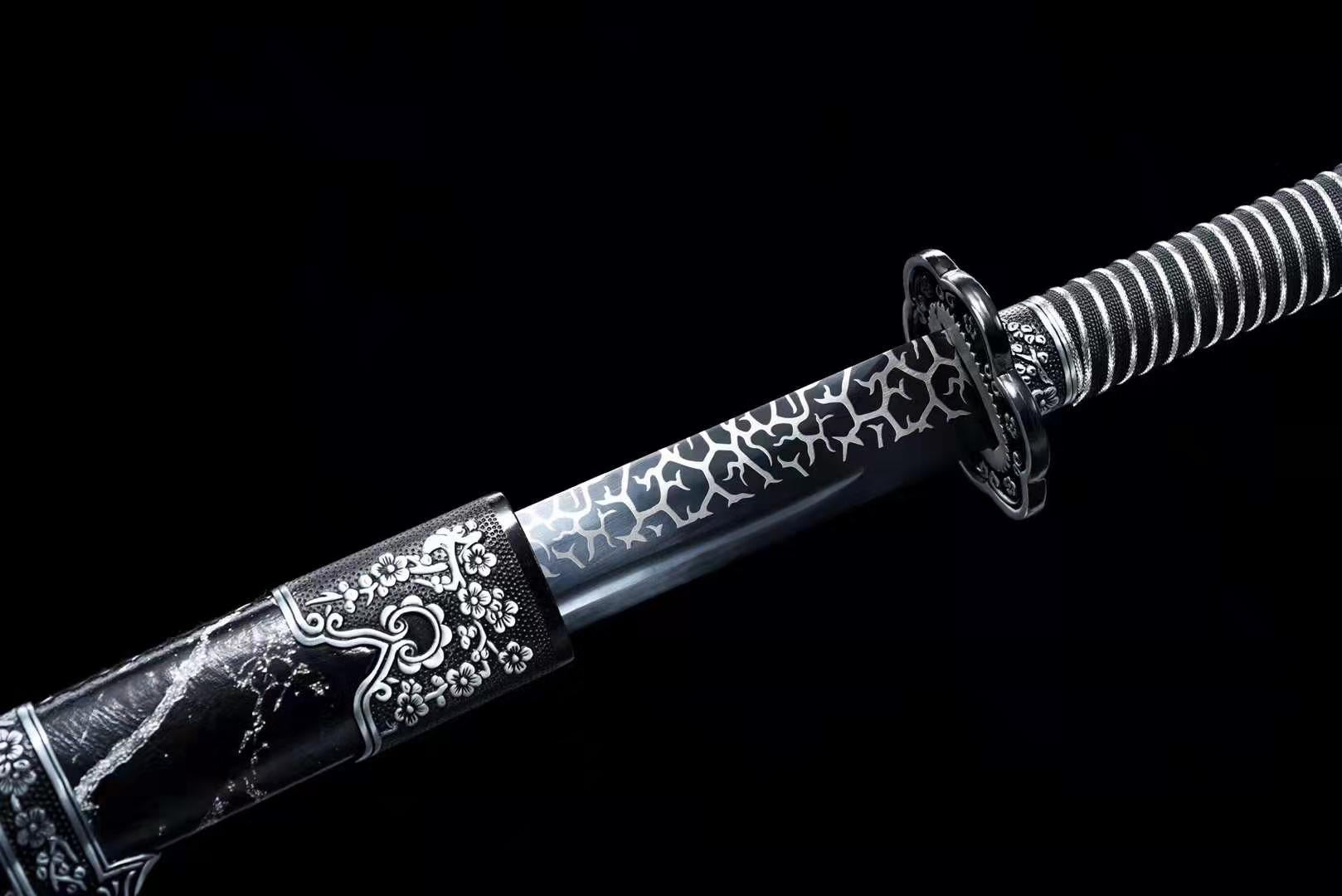 The Tsumetai Tsuki Handmade Chinese Dao Manganese Steel-Romance of Men