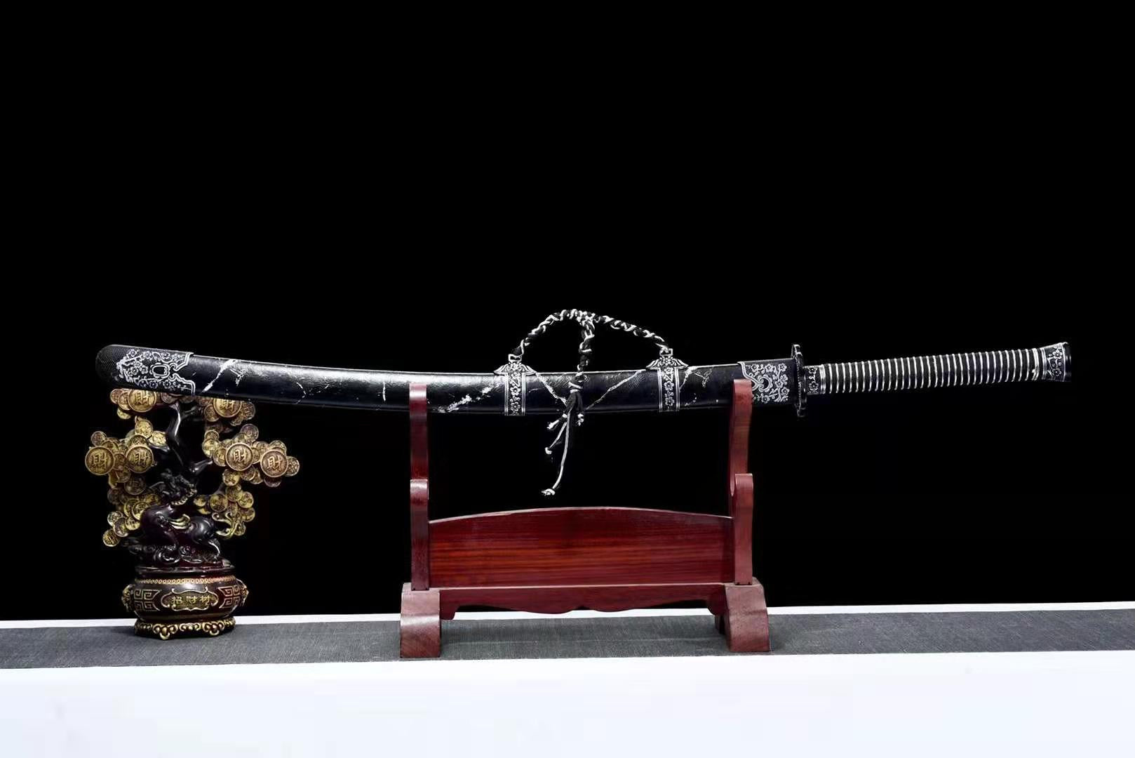 The Tsumetai Tsuki Handmade Chinese Dao Manganese Steel-Romance of Men