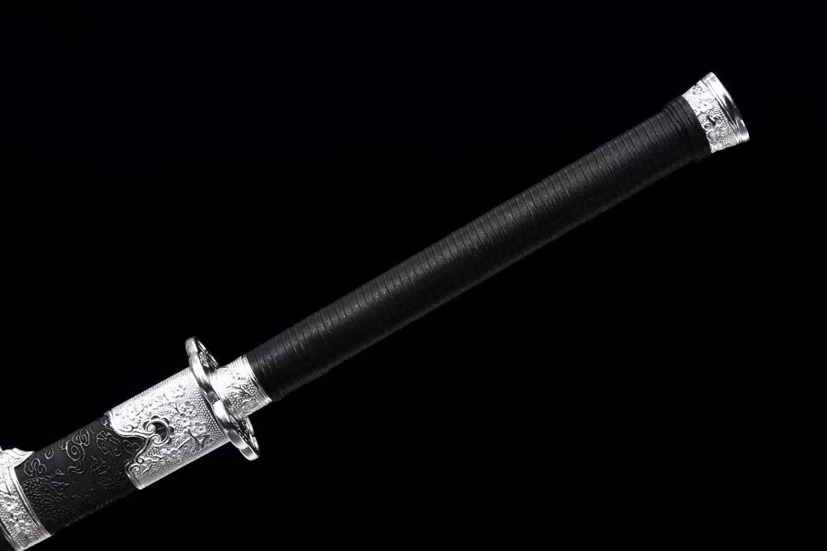 The Saya Naikuroi Handmade Chinese Dao Manganese Steel-Romance of Men
