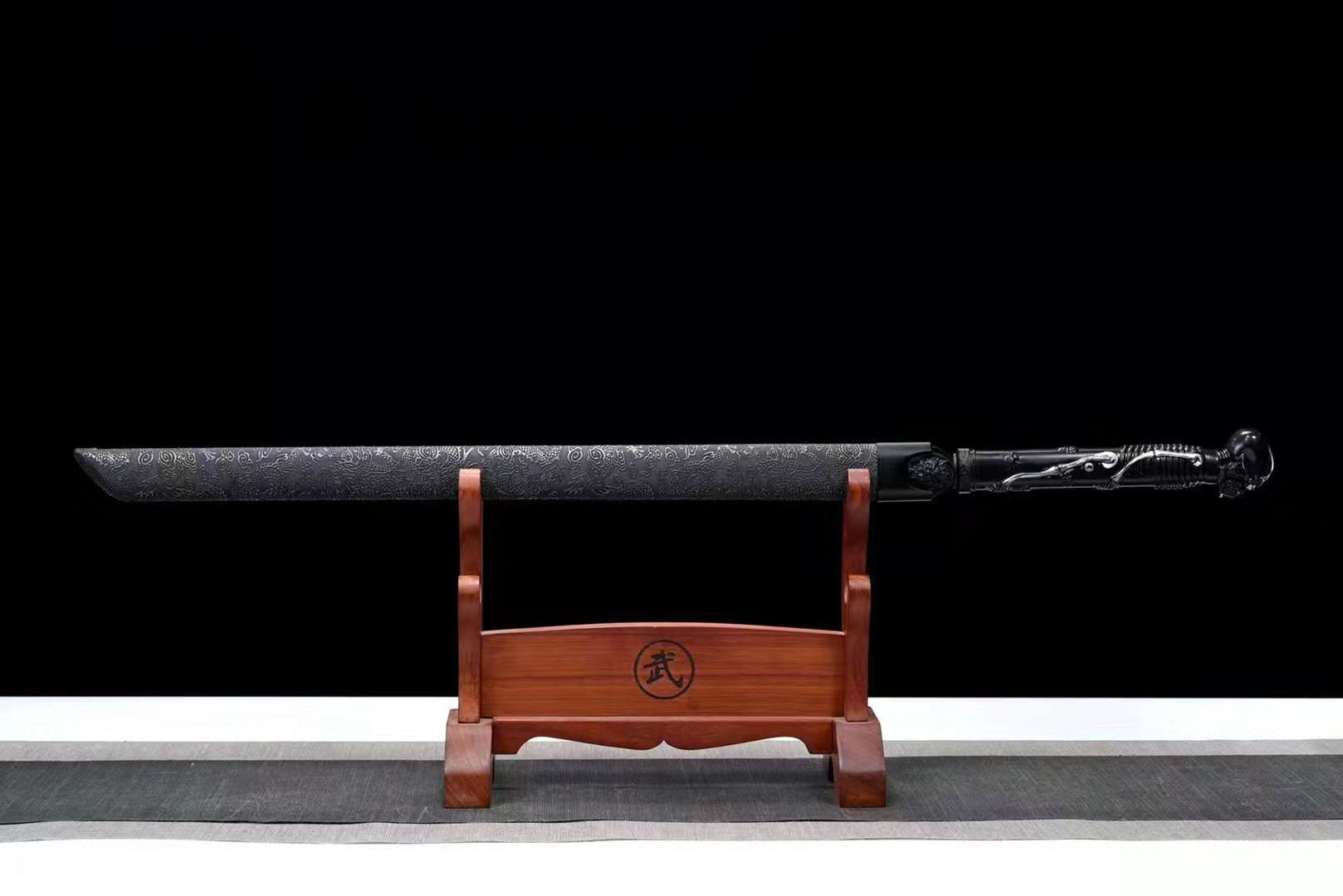 The Kaze Ganami Handmade Ninjato Manganese Steel-Romance of Men