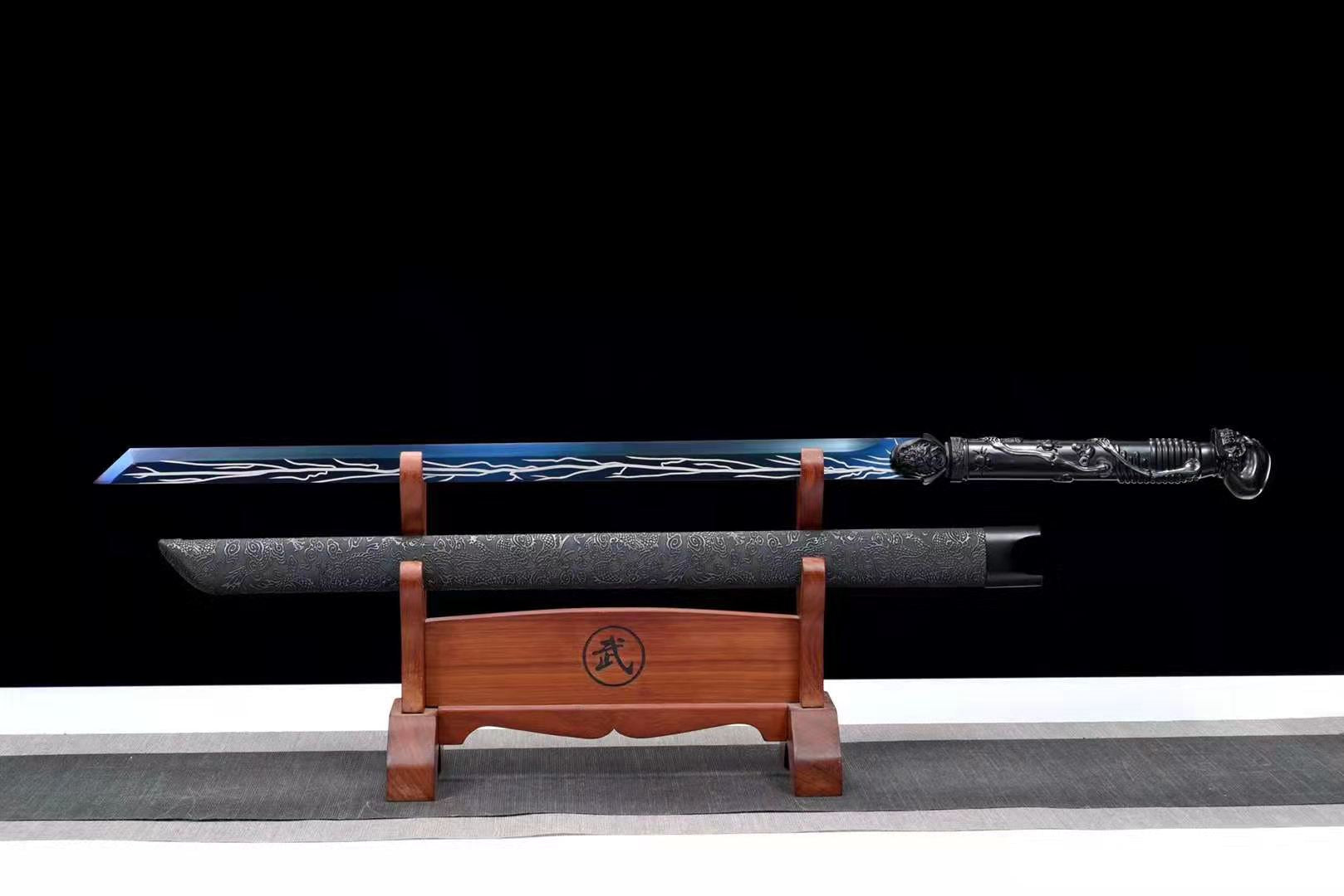 The Kaze Ganami Handmade Ninjato Manganese Steel-Romance of Men