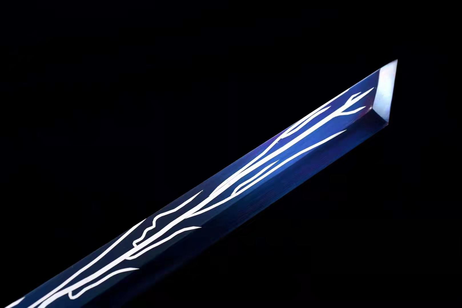 The Kaze Ganami Handmade Ninjato Manganese Steel-Romance of Men