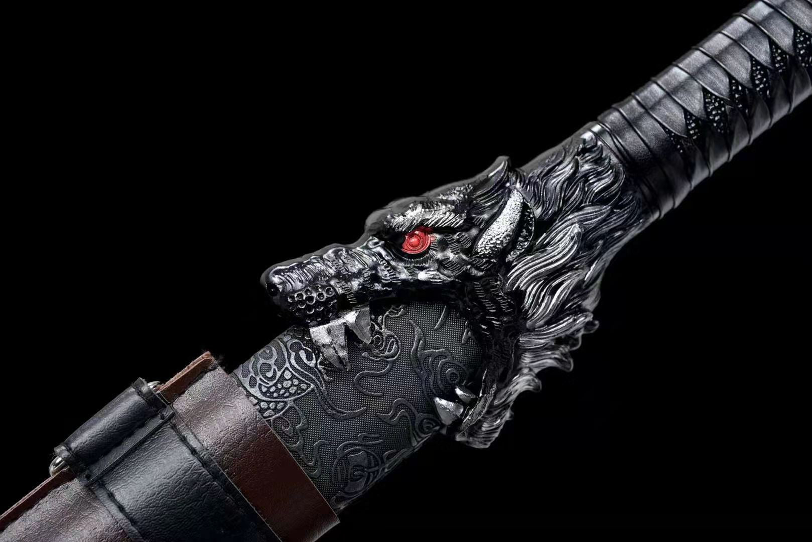 The Okami Tamashi Handmade Ninjato Manganese Steel-Romance of Men
