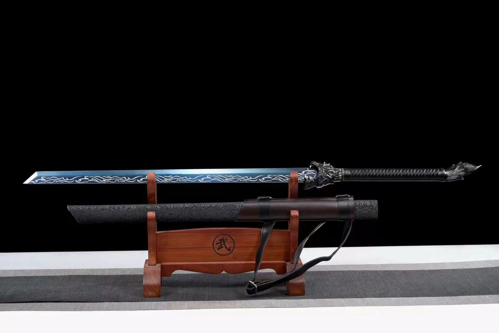 The Hito Tatakau Handmade Ninjato Manganese Steel-Romance of Men