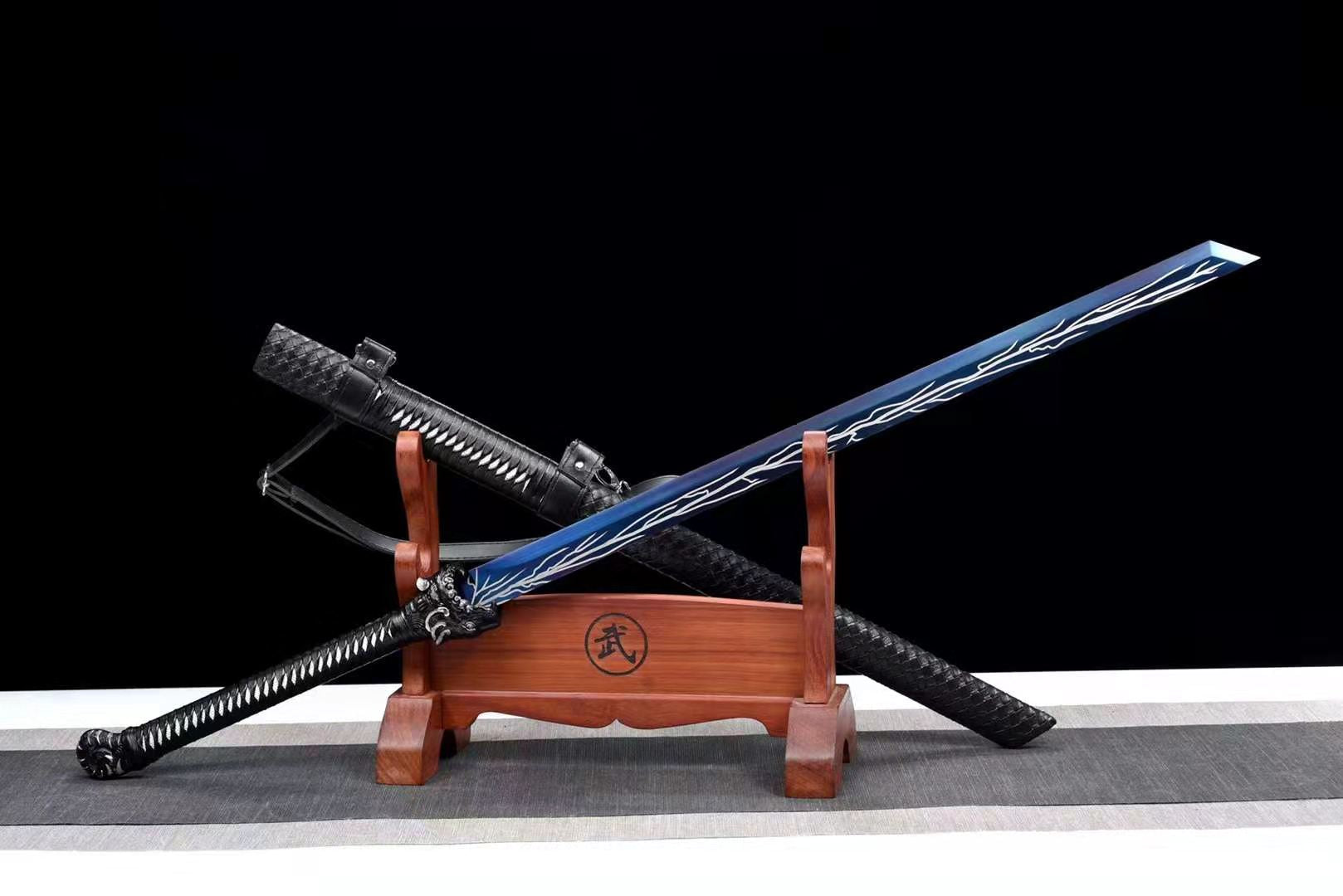 The Sandatai Gaburedo Handmade Ninjato Manganese Steel-Romance of Men
